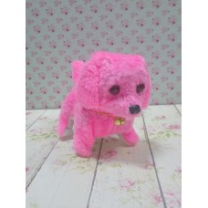 Собачка розовая, ходячая