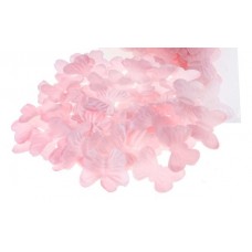 Лепестки бабочки розовые (набор150 шт) тканевые