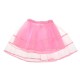 Карнавальная юбка 2-х слойная, розовая