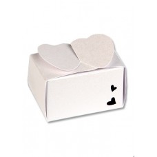 Коробочка прямоугольная  с двумя сердечками №5351.15