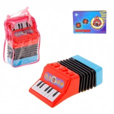 Аккордеон , 13 клавиш, без музыки, пластик, размер: 5 × 11 × 18 см, цвета в ассортименте №4719.145