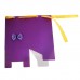 Коробка сборная "Мешочек счастья с бантиком" фиолетовая 8,0 х 8,0 х 10,0 см №4498.17