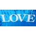 Деревянное слово "LOVE", 19х70 см, цвет: белый №4362.470
