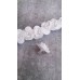 Пружинки Розочки белые d:3см  латекс Цена: за 1 штуку №4239.23