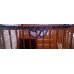 Лента для украшения спираль, атлас, 3 метра, цвет: бело/синяя №1623.225