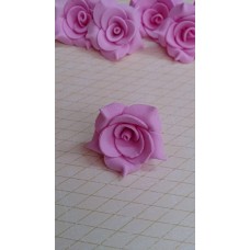 Цветочек латекс, цвет: розовый,  размер: 3,0 см №3612.200