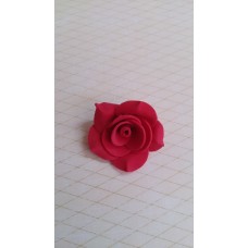 Цветочек латекс, цвет: красный,  размер: 3,0 см №3625.200