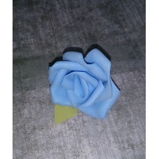 Цветочек латекс, цвет: голубой размер: 3,5 см №3630.300