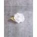 Цветочек латекс, цвет:  белый размер: 3,5 см №3634.300
