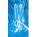 Серпантинка SvetikFantasy ленты, колокольчик цвет: васильковый, белый №3582.30