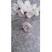 Цветочек-Бутон  латекс, цвет: белый,  размер: 1,5 см №3604.100