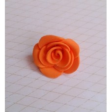 Цветочек латекс, цвет: оранжевый,  размер: 3,0 см №3606.180
