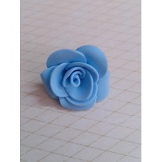 Цветочек латекс, цвет: голубой,  размер: 3,0 см №3607.160