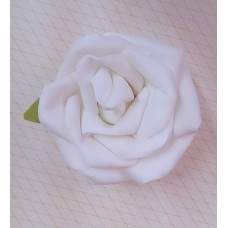 Цветочек  латекс, цвет: белый,  размер: 6,5 см №3357.210