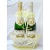 Корзина под шампанское "Ладья" Цвет: Айвори №3371.240