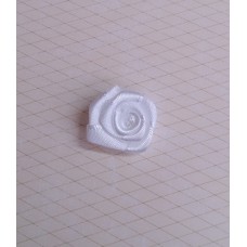 Цветочек Роза, цвет: белый,  размер: 2,6 см №3202.87