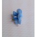 Цветочек  латекс, цвет: голубой,  размер: 3,5 см №3203.450