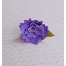 Цветочек  Волна латекс, цвет: фиолетовый с  сиреневым,  размер: 4 см №3204.450