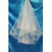 Фата с вышивкой, стразы "Бантики" Размер полотна : 1,5 метра Цвета:  айвори  №3213.455
