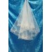 Фата с вышивкой, стразы "Бантики" Размер полотна : 1,5 метра Цвета:  айвори  №3213.455