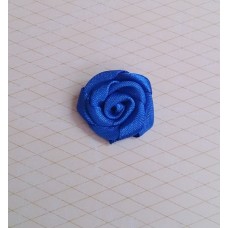 Цветочек Роза, цвет: синий,  размер: 2,6 см №3226.87