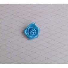 Цветочек Роза, цвет: темно-голубой,  размер: 1,7 см №3231.45