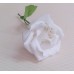Бутоньерка Роза SvetikFantasy Цвет: белый, размер: стебель 12см, цветы 7,5 см №3278.112