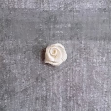 Цветочек Роза, цвет: айвори,  размер: 1,3 см №3344.90