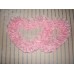 Два сердца для украшения квартиры, зала, стен, штор шелк цвет: розовый №2804.110