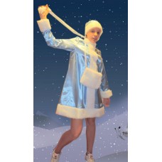Новогодний костюм Снегурочки, голубой