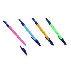 Ручка шариковая "Стамм" флюоресцентная, с синим стержнем Размер: 16 см №1328.33