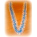 Лента на капот галочка  атлас цвет: бело/голубой (ширина 19см) №545.224