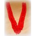 Лента на капот галочка  атлас цвет: красный (ширина 19см) №547.224