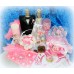 Букет невесты  Розовый (атлас) №511.185