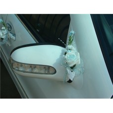 Букетик на зеркало автомобиля  "SvetikFantasy" голубой  Цена за 1 штуку №51.96 