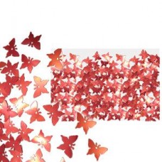 Конфетти фольгированное Бабочки красные, 14гр. №100.37-50 