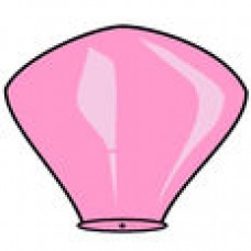 Небесный Фонарик розовый d=28 "Пирамида малая" №37.100 