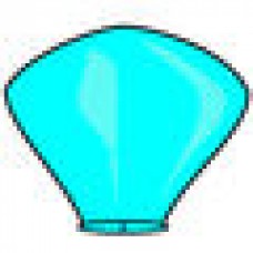 Небесный Фонарик голубой d=38 "Пирамида малая" №39.100 