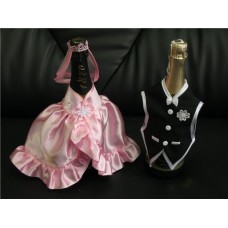 Костюм на шампанское "Жених & Невеста" розовый №98.150