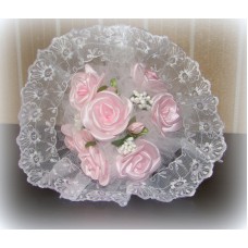 Букет невесты  Розовый (атлас) №511.185