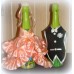 Костюм на шампанское "Жених и Невеста" Цвет: Персик №543.144