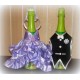 Костюм на шампанское "Жених и Невеста" Цвет: Сиреневый №560.144