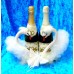 Корзина "Пара Лебедей" для шампанского №847.1500