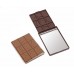 Зеркало компактное "Шоколадное чудо" с сердцами, звездами размер: 0,8х9,5х14 см №1687.26