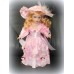 Кукла керамика 32см цвет: розовая №409.381