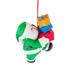 Новогодние игрушки "Дед Мороз с подарками", 5х7х9 см, бумага №2135.36