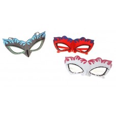 Карнавальные очки-маска "Таинственная незнакомка"  4х17,3х9,5см цвета в ассортименте №1743.59